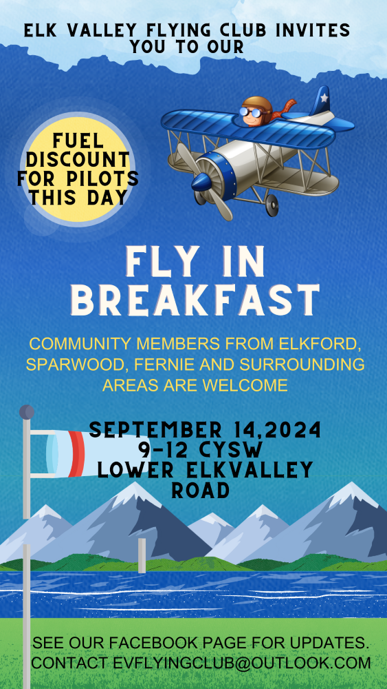 Sparwood BC CYSW Fly In Breakfast